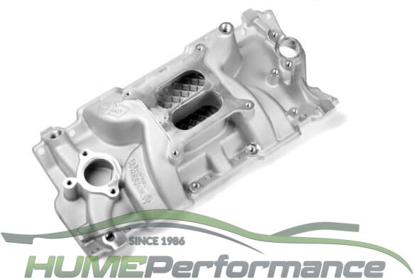 8150 Small Block Chev Stealth-Satin Intake Manifold