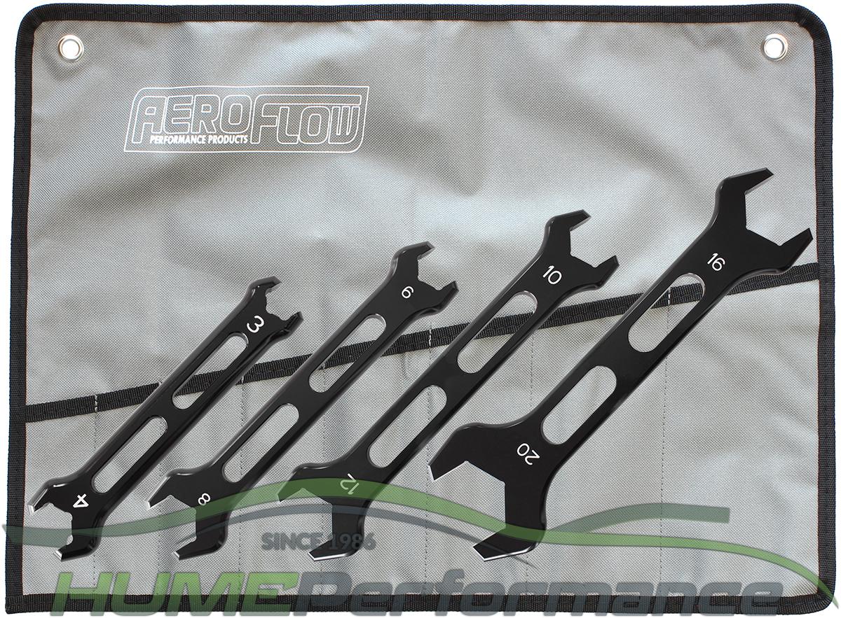 Aeroflow Aluminium AN Double Ended Spanner Set