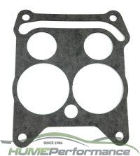 Rochester Quadrajet carburettor base gasket with exhaust crossover
