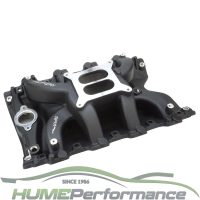 Holden 304 355 Vn Heads V8 Intake Manifold Air Gap Dual Plane Barrel Black
