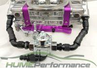Holley Regulator Kit with Rubber Hose Black