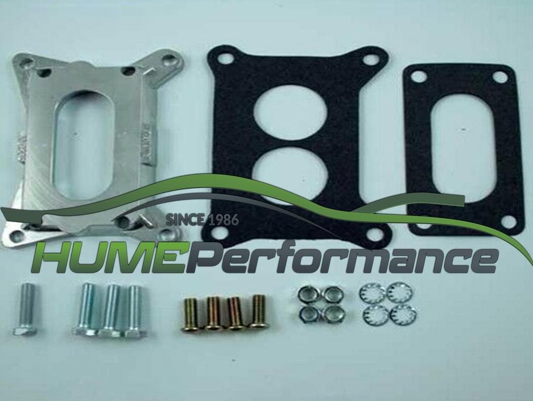 NISSAN GQ PATROL TB42 RB30 TO 2 BBL BARREL 350 HOLLEY CARBURETTOR ADAPTOR