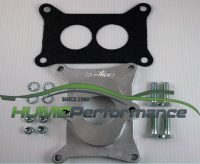 ADAPTOR BLANK 1 BARREL TO 2 BARREL HOLLEY CARBURETTOR UNIVERSAL