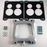 SPREAD BORE ROCHESTER / HOLLEY 1" (25mm) SPACER KIT WITH PVC SPOUT