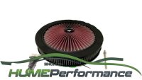 HI FLOW AIR CLEANER ASSEMBLY 14X2 2 & 4 BARRELL HOLLEY 5-1/8 NECK