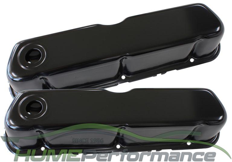Ford 302 351 Windsor Red Valve Covers 351 Cubic Inches | Aluminum | United States | Wide Fins
