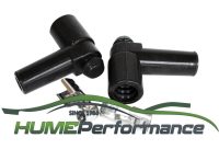 IGNITION LEAD BOOTS 90 DEG SILICONE TO SUIT MALE STYLE TERMINAL ON DIST CAP 2PK