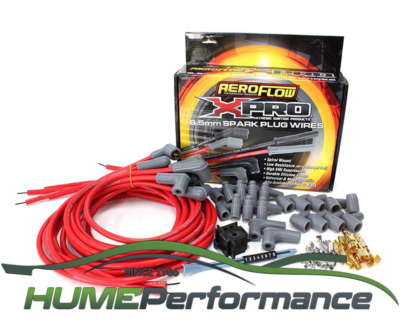 XPRO V8 IGNITION LEADS 8.5MM 90' SPARK PLUG END UNIVERSAL