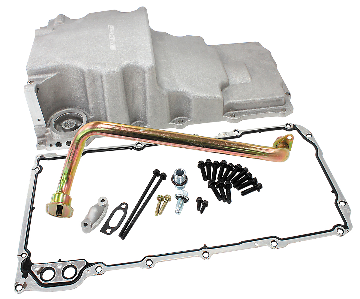GM LS1 LS2 GEN 3 CONVERSION OIL PAN EXTRA CLEARANCE REAR DROP 5.85L