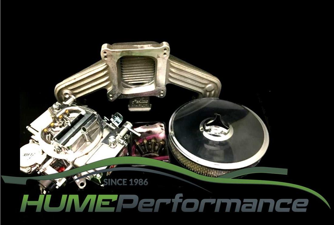 BRAND NEW HOLDEN 6 CYLINDER RED 4 BARRELL INTAKE CARBURETTOR PACKAGE 450 CFM