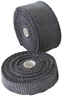 Exhaust Insulation wrap 1" wide 50 FT - Black