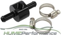 ADAPTOR TO SUIT 5/16 FUEL LINE WITH 1/8 NPT THREAD FOR FUEL PRESSURE GAUGE BLACK