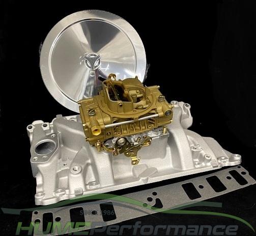 Holden V8 253 2194 manifold & Holley 450 CFM carburettor package with air filter