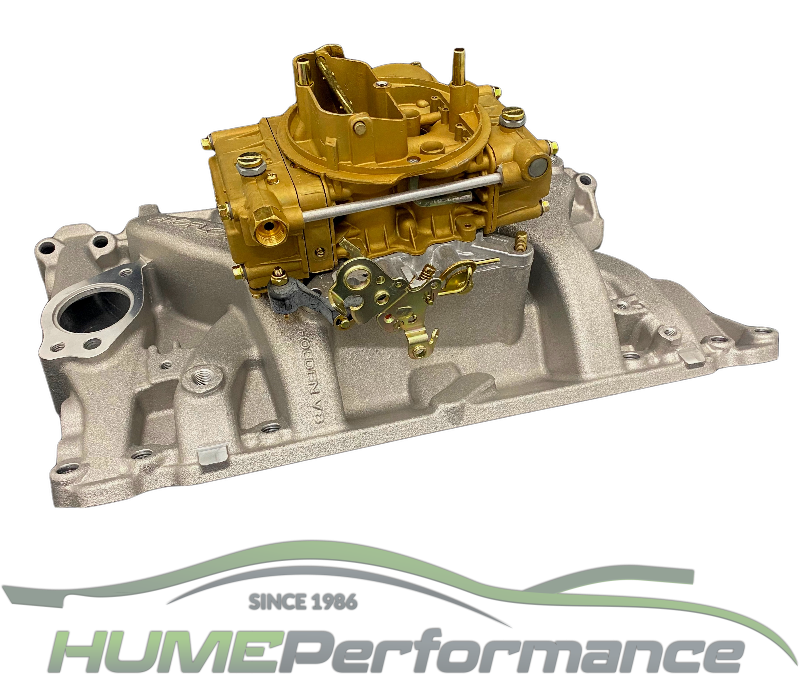 HOLDEN V8 253 MANIFOLD  CARBURETTOR PACKAGE 2194 450 CFM RECO HOLLEY  Hume Performance
