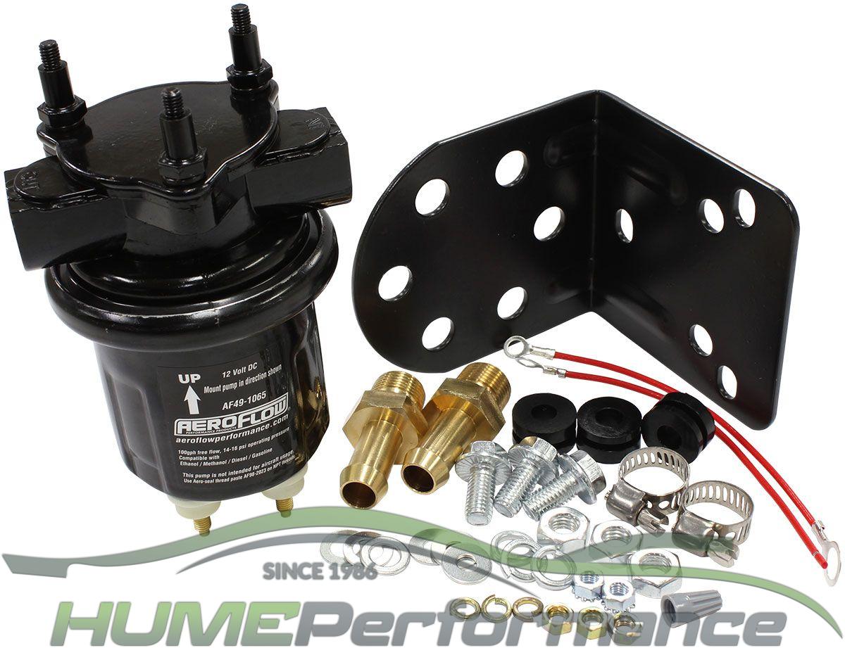 Aeroflow electric fuel pump Black Series 100 GPH 14 PSI