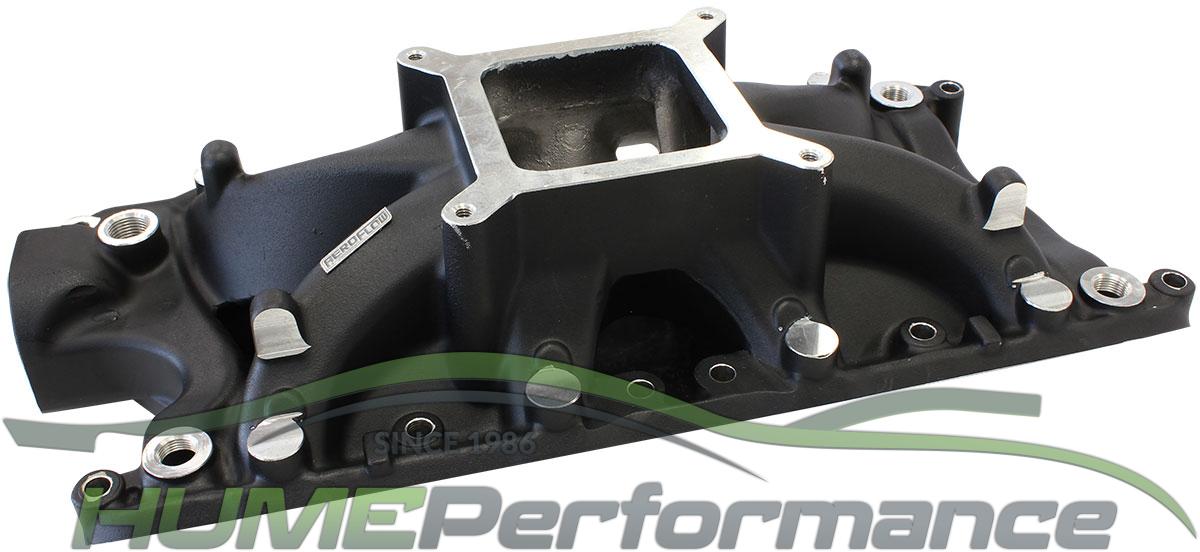 HI RISE INTAKE MANIFOLD SINGLE PLANE 289 302 WINDSOR BLACK