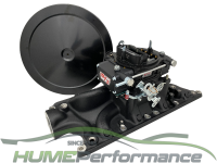 Ford Windsor package w/ black manifold & black 600 CFM carburettor