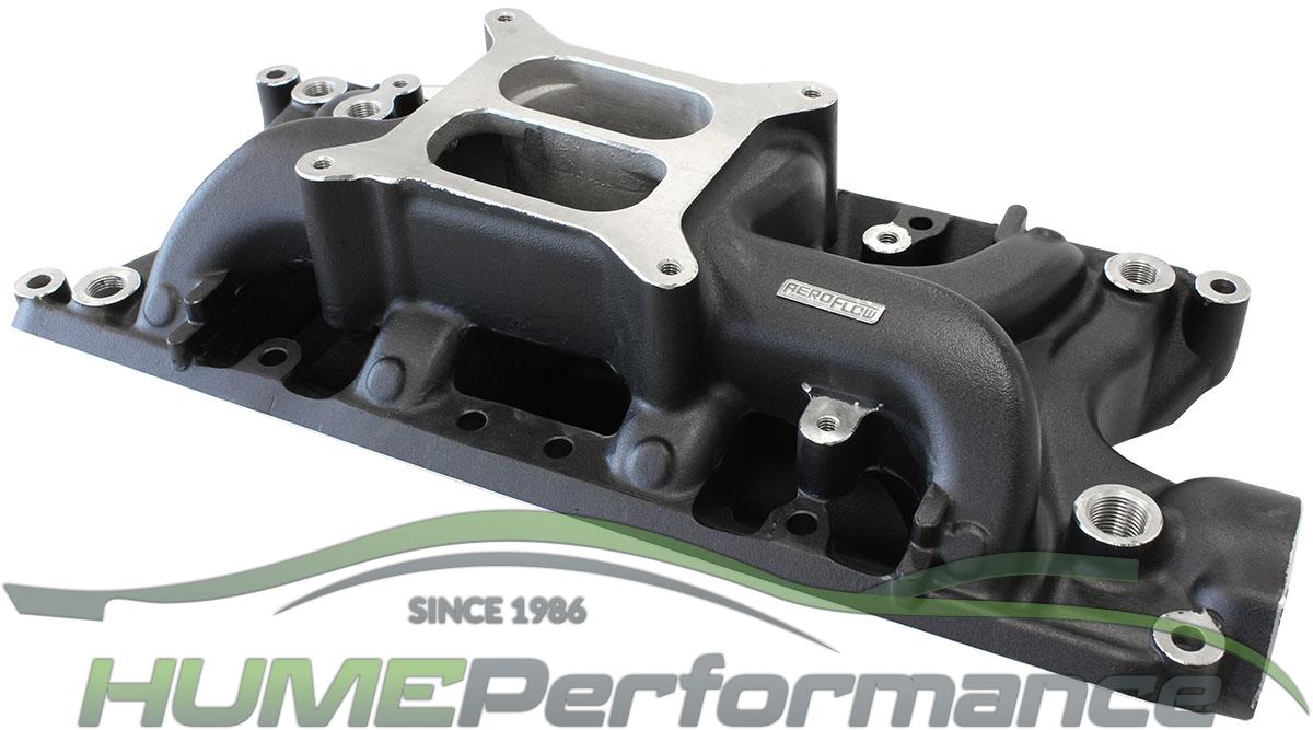 AIR GAP INTAKE MANIFOLD DUAL PLANE FORD V8 289 302 WINDSOR BLACK