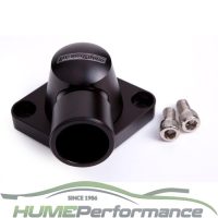 Billet Thermostat Housing – Black Suit SB, BB Chevy, (Swivel)
