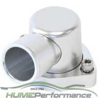 Billet 90° Thermostat Housing - Silver Suit Ford 302-351C