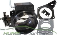 GM LS BILLET 102MM THROTTLE BODY CABLE STYLE 4 BOLT (BLACK FINISH) AF64-2070BLK