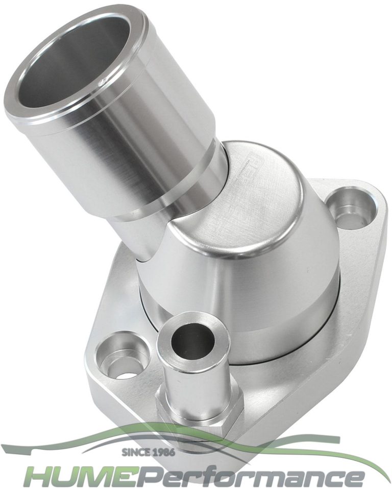 Billet 45° Swivel Thermostat Housing, Silver Finish Suit Ford Windsor