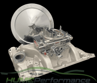 HOLDEN V8 253 MANIFOLD & CARBURETTOR PACKAGE EDELBROCK 2194 450 CFM QUICK FUEL