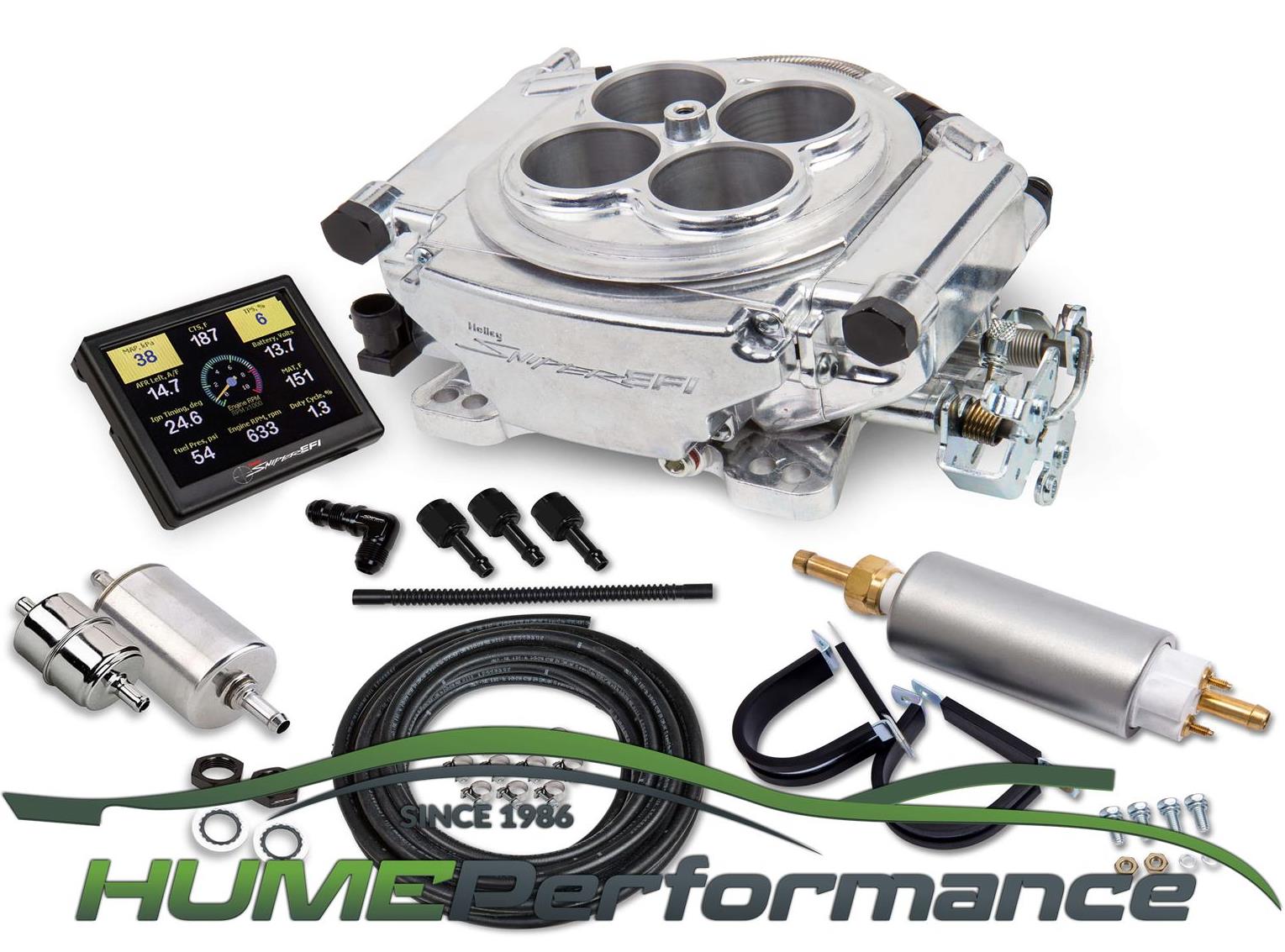 HOLLEY SNIPER EFI KIT POLISHED SELF TUNING 650HP
