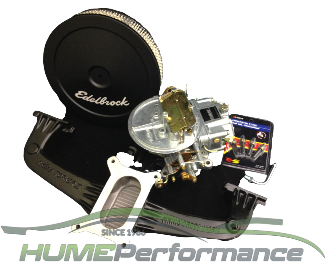 Holden 6 Cyl Intake Package 500 Holley Remanufactured Black
