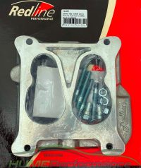 FORD XC XD F100 CARTER THERMOQUAD CARB TO HOLLEY 650 SPREADBORE ADAPTOR PLATE