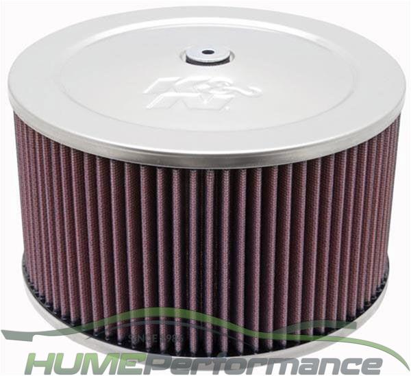 K&N 9" Air Filter Assembly 5" height, 5-1/8" neck