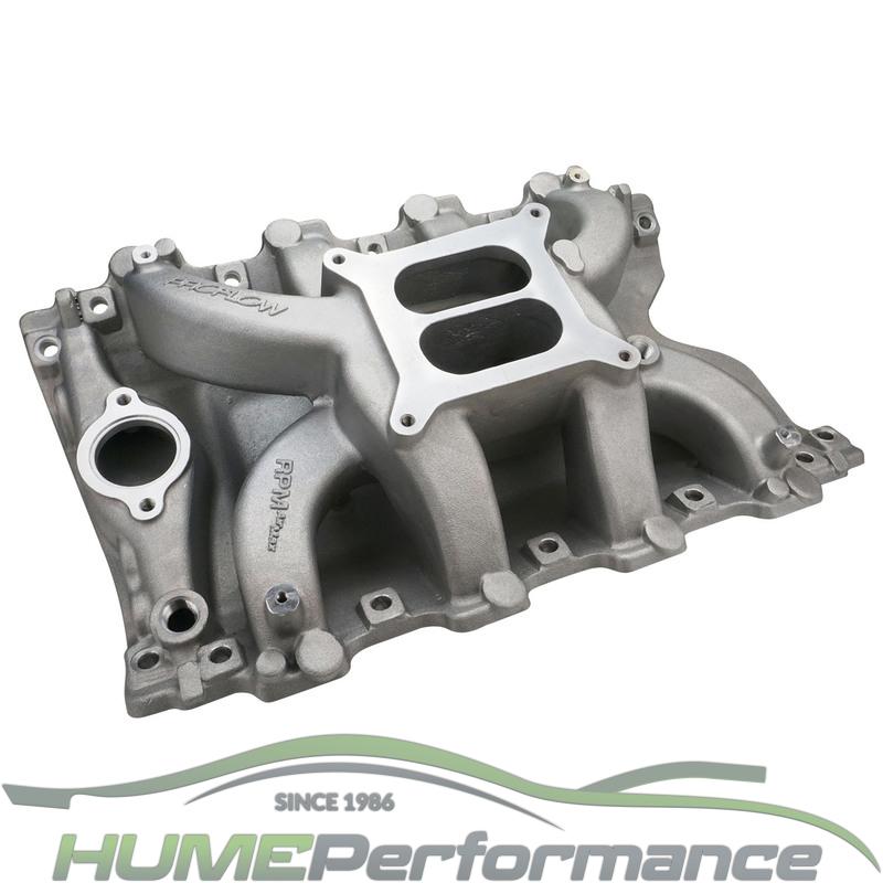 HOLDEN 304 355 VN HEADS V8 INTAKE MANIFOLD AIR GAP DUAL PLANE BARREL ALLOY