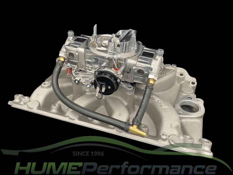 Holden V8 308 355 VN 304 Heads Hi Winder manifold & 650 DP carburettor package