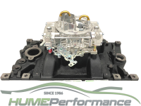 Marine cast iron manifold & 600 Holley package Small Block Chev Vortec 5.0 5.7