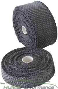 EXHAUST INSULATION WRAP 1″ WIDE 15 FT – BLACK