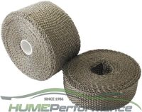 EXHAUST INSULATION WRAP 1″ WIDE 15 FT – TITANIUM