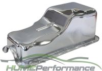 OIL PAN FORD V8 WINDSOR 289 302 FRONT SUMP CHROME STEEL