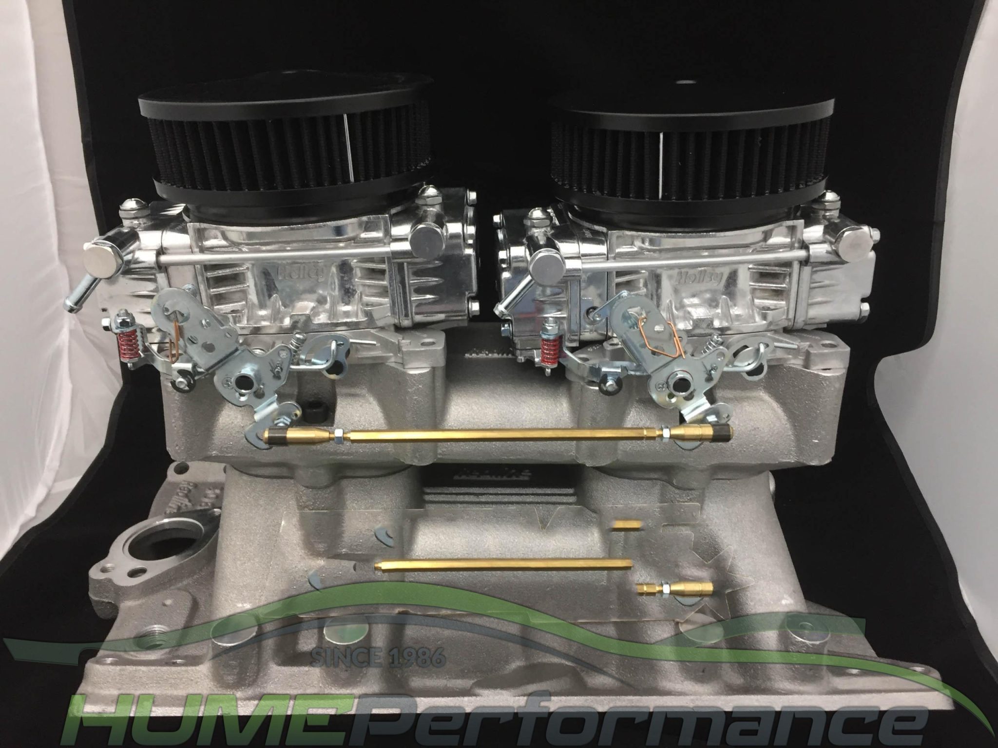 Holden V8 Tunnel Ram package 253 308 355 early heads 600 CFM CARBS