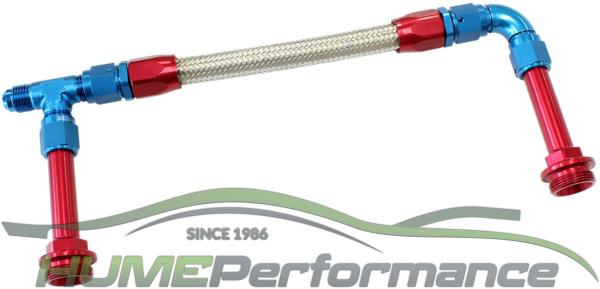 HOLLEY QUICKFUEL BRAIDED BRAID FUEL RAIL LINE HOSE DP AVENGER CARBURETTOR -6