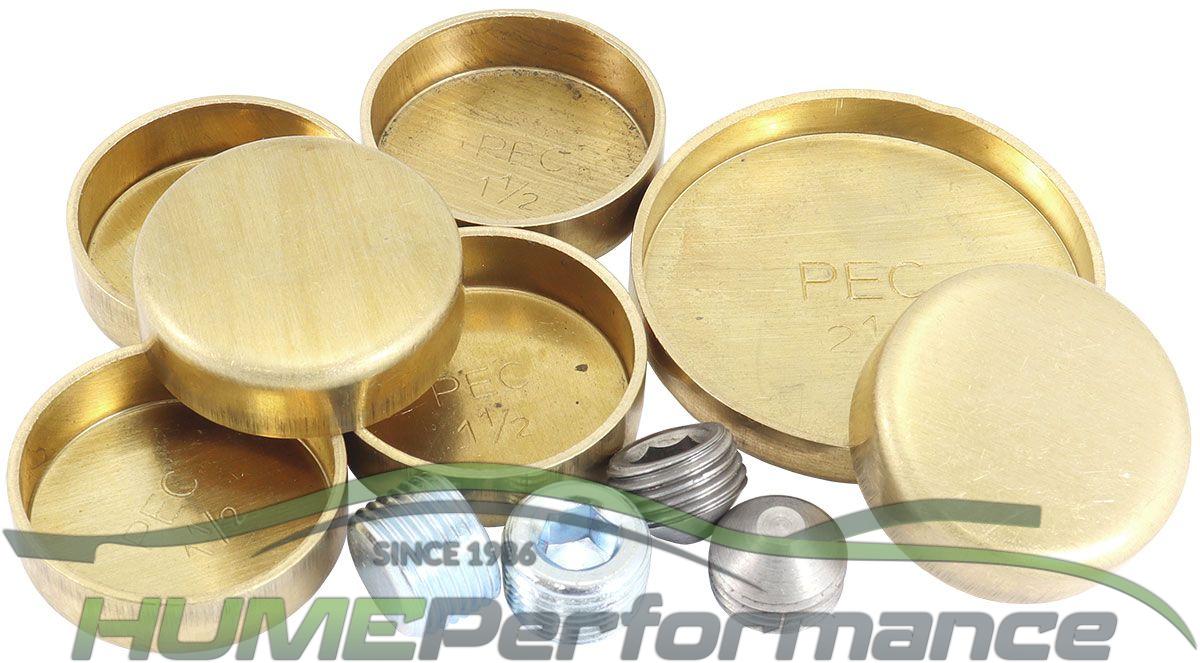 FORD V8 302 351 CLEVELAND ENGINE WELSH PLUG KIT BRASS