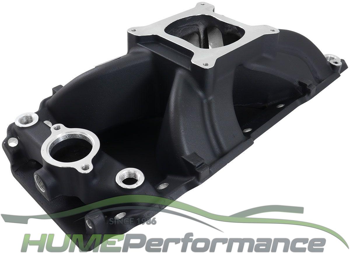 HI RISE SINGLE PLANE INTAKE MANIFOLD BIG BLOCK CHEV OVAL PORT BLACK
