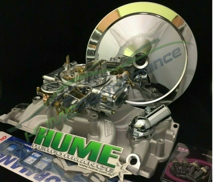 Small Block Chevy 283 400 Weiand manifold & 600 CFM Holley carburettor package