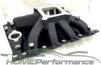 VICTOR JUNIOR STYLE INTAKE MANIFOLD TO SUIT HOLDEN V8 VN STYLE HEADS BLACK