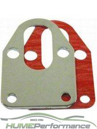 Mechanical fuel pump mounting plate Small Block Chev 350