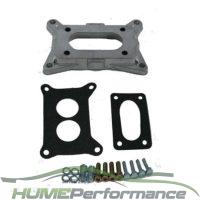 ADAPTOR PLATE WEBER DOWNDRAUGHT CARBURETTOR TO 2 BARREL 350 HOLLEY