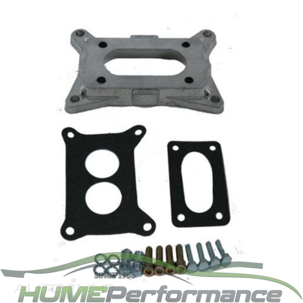 ADAPTOR PLATE WEBER DOWNDRAUGHT CARBURETTOR TO 2 BARREL 350 HOLLEY