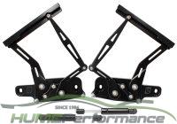 Holden Torana Billet Bonnet Hinge Kit - Black Finish Suits LC and LJ,