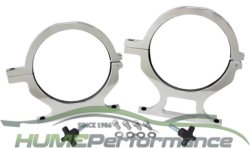 Billet Nitrous Bottle Brackets - Polished Sold As Pair