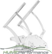 Proflow Bonnet Hinge Kit, Billet Aluminium For Ford Mustang 71-73, Polished
