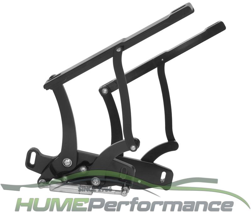 Bonnet Hinge Kit, Billet Aluminium Chev Camaro 67-69, Black